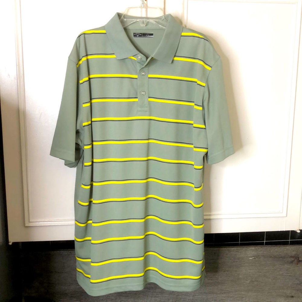 Calloway Golf Polo striped men’s size L